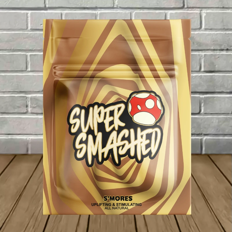 Super Smashed Mushroom Chocolate Bar