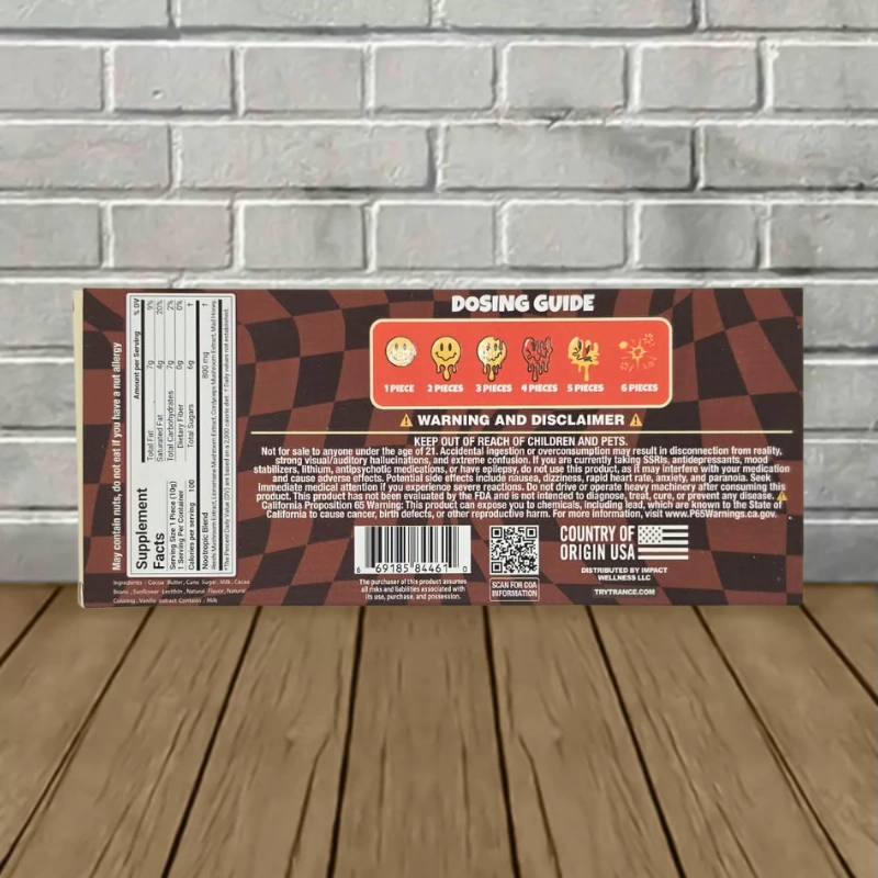 Trance Magic Mushroom Chocolate Bars - Image 6
