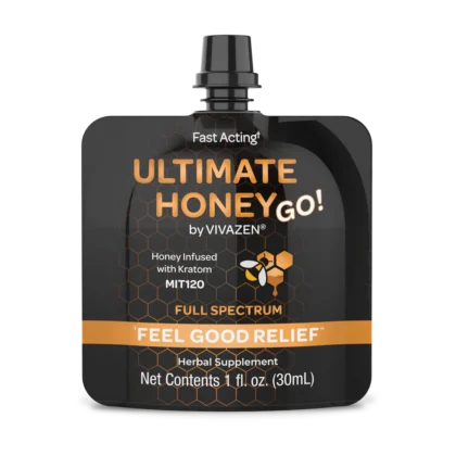 VivaZen Ultimate Honey Kratom Pouch 120mg Mit 30mL