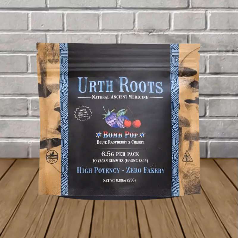Urth Roots Ancient Remedy Mushroom Gummies - Blue Raspberry