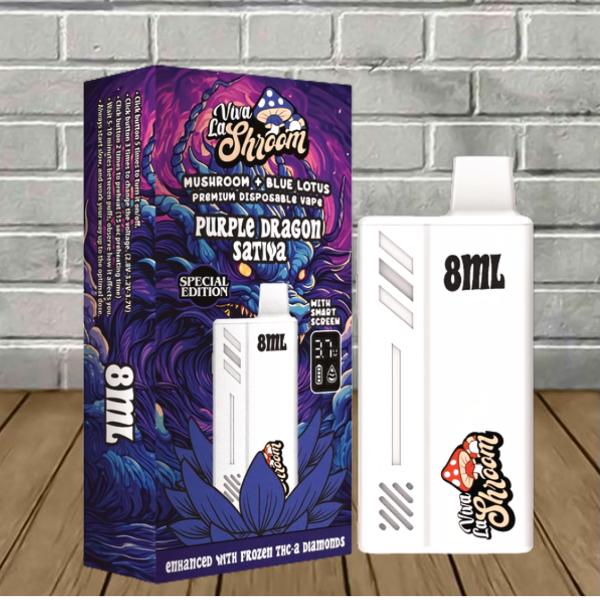 Viva La Shroom Mushroom + Blue Lotus Disposable 8ml - Image 2