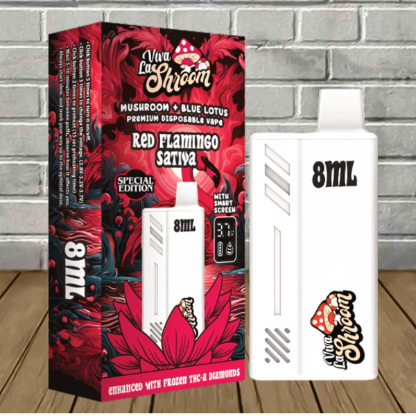 Viva La Shroom Mushroom + Blue Lotus Disposable 8ml - Image 4