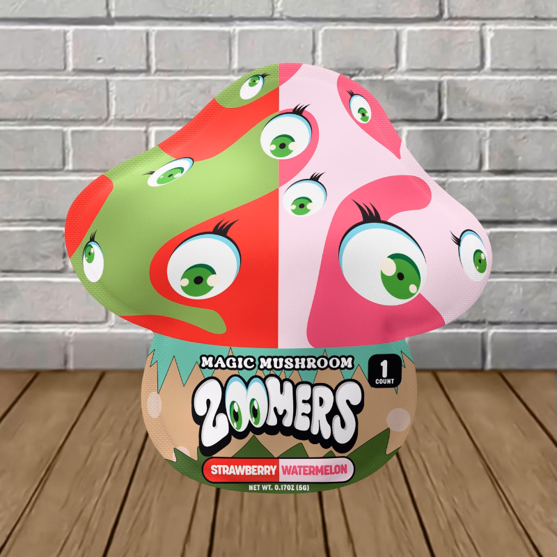 Zoomers Mushroom Gummies - Strawberry Watermelon
