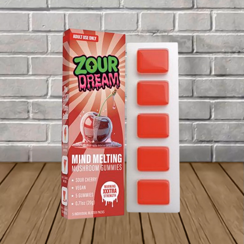 Zour Dream Mind Melting Mushroom Gummies - Cherry