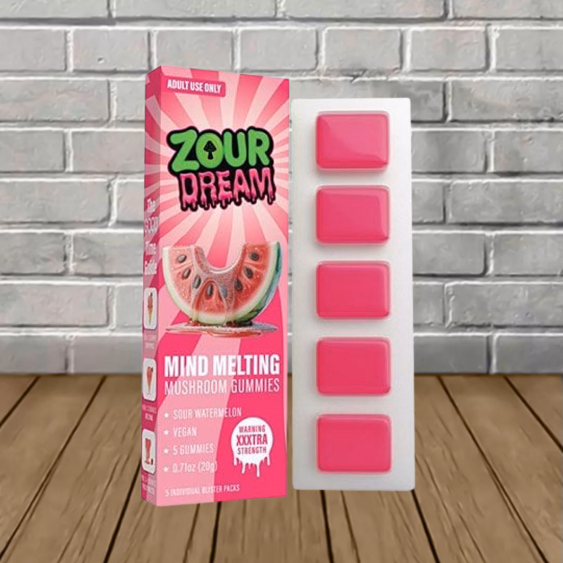 Zour Dream Mind Melting Mushroom Gummies - Watermelon