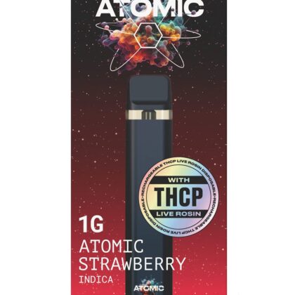Atomic Delta Delta 8 + THCP Live Resin Vape - Atomic Strawberry