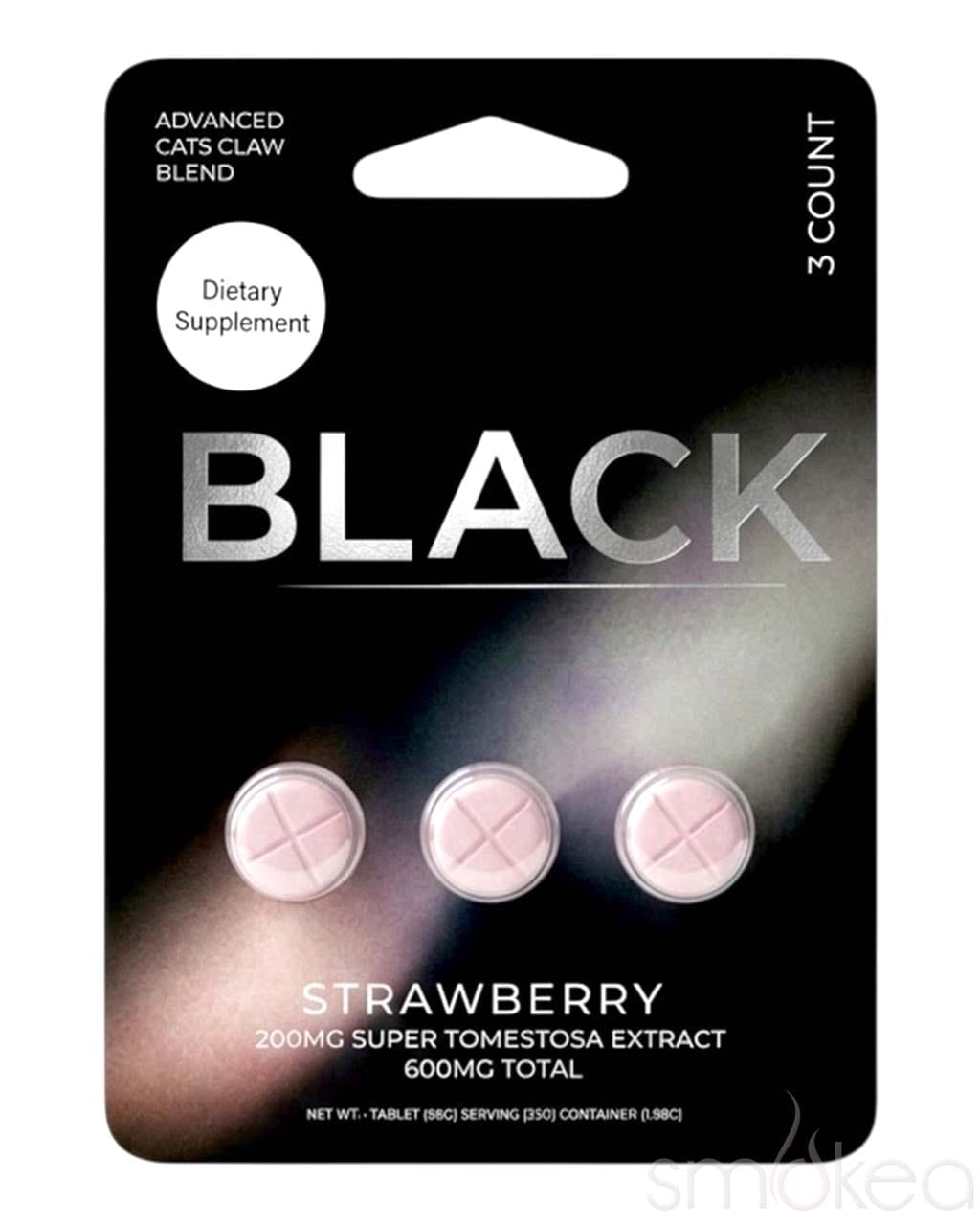 Black Advanced Cat's Claw Blend Chewable Tablets, 200mg