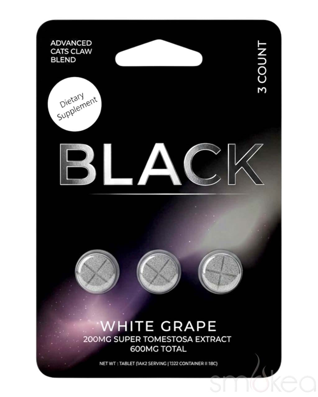 Black Advanced Cat's Claw Blend Chewable Tablets, 200mg - Image 2