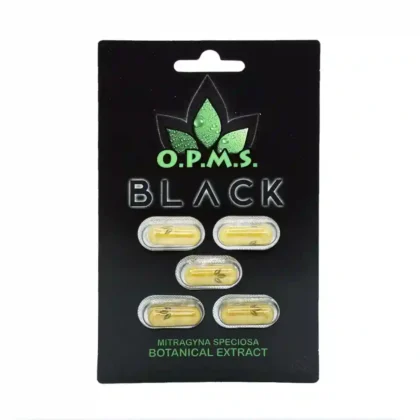 OPMS Kratom Black Extract Capsules