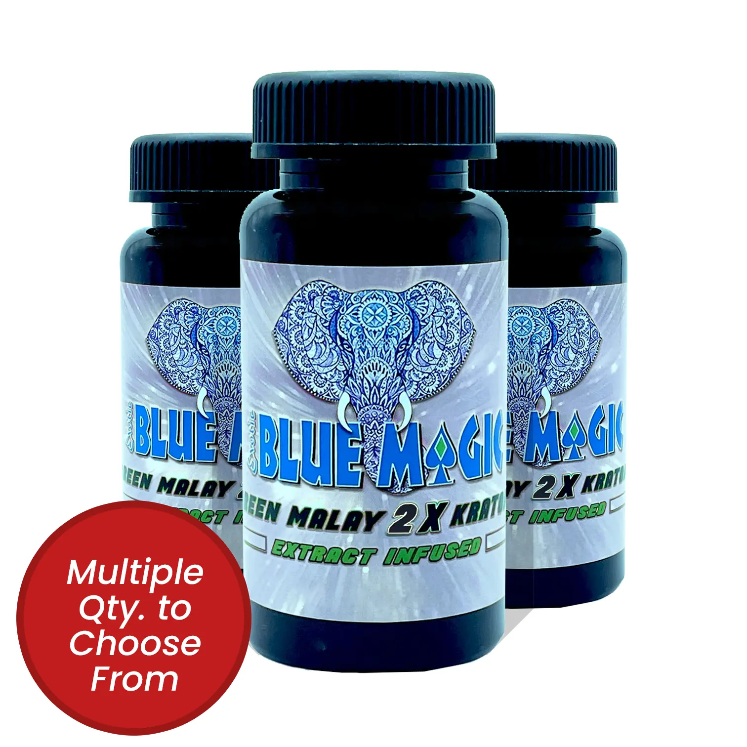 Blue Magic Green Malay Kratom Capsules