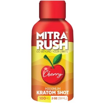 Mitra Rush Cherry Bomb Kratom Shot, 59mL