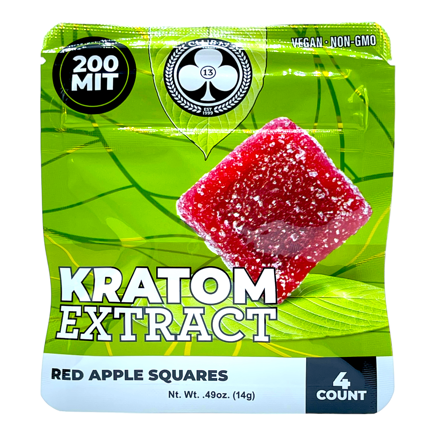 Club 13 Red Apple Extract Kratom Gummies - Apple