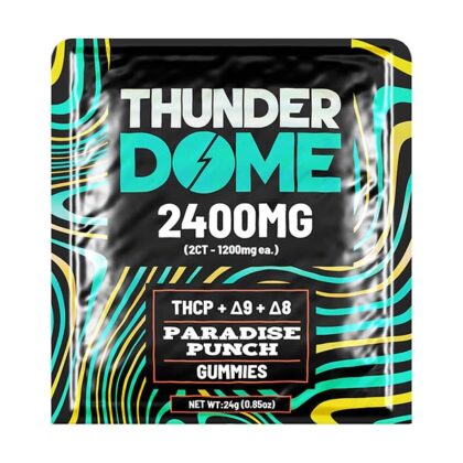 Thunder Dome THCP/D9/D8 Gummies | (2ct) 2400mg
