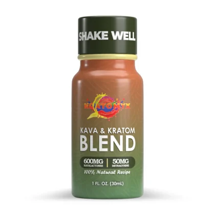 Kratomyx Kava & Kratom Blend Shot 50mg Kratom 600mg Kava 30mL