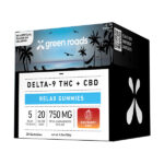Green Roads D9 + CBD Relax Gummies | (30ct) 750mg