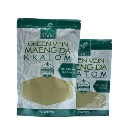 Whole Herbs Green Vein MAENG DA Kratom Powder