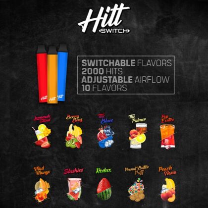 HITT Switch Disposable Vape 2000 Puffs
