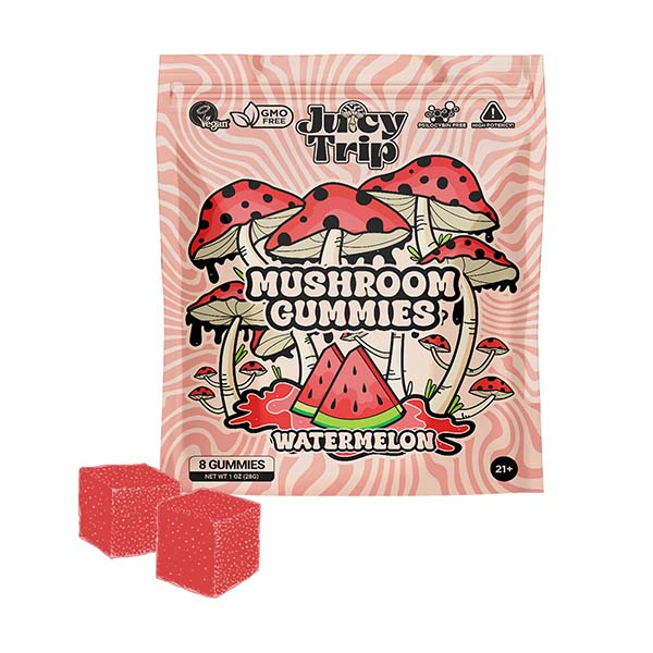 Juicy Trip - Mushroom Gummies - Watermelon