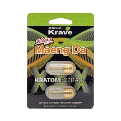 Krave Maeng Da Kratom Extract Capsules, 2ct