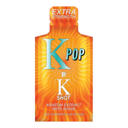 K-Pop by K-Shot Extra Strength Kratom Extract with Agave, 100mg