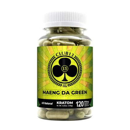 Club 13 MAENG DA Green Kratom Capsules