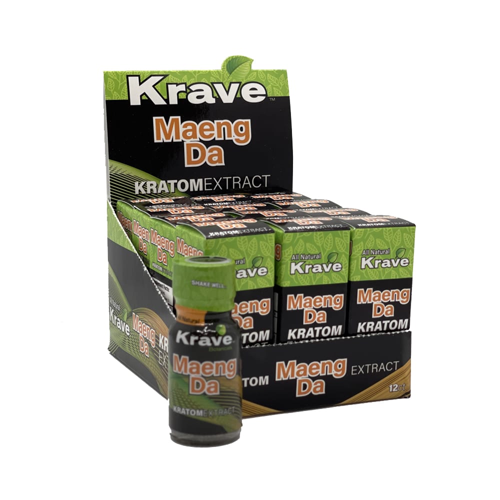 Krave Maeng Da Kratom Extract Shot, 10mL - box