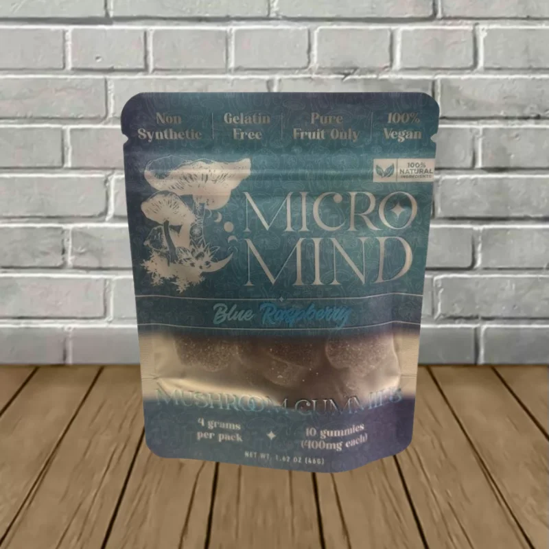Micro Mind Magic Mushroom Gummies - Blue Raspberry