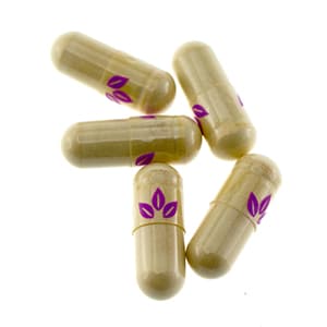 OPMS Gold Kratom Extract Capsules - back view