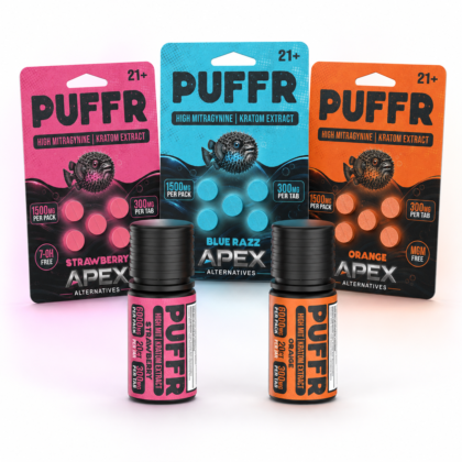 PUFFR High-Mitragynine Kratom Extract Tablet