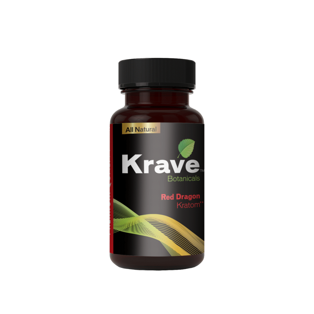 Krave Red Dragon Kratom Capsules