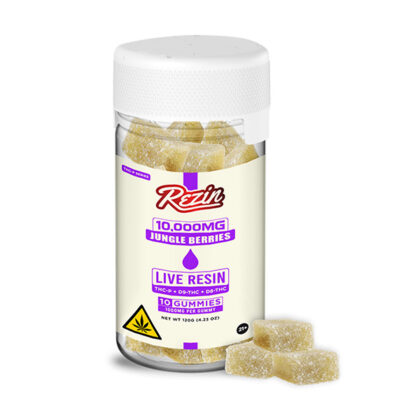 Rezin THC-P + D9 + D8 Gummies | (10ct) 10000mg