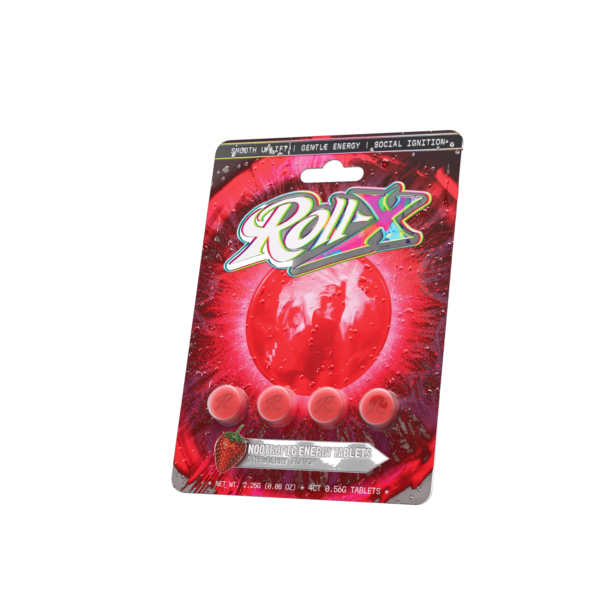 Roll-X Nootropic Energy Tablets, 4ct - Image 2