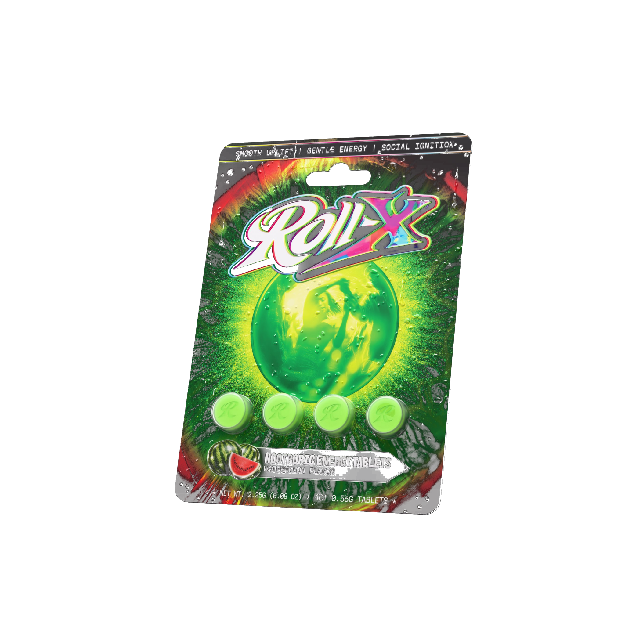 Roll-X Nootropic Energy Tablets, 4ct - Image 3