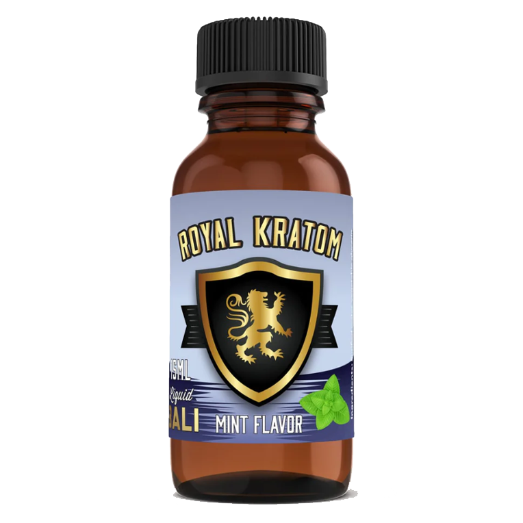 Royal Kratom Bali Mint Kratom Extract Tincture Shot, 15mL