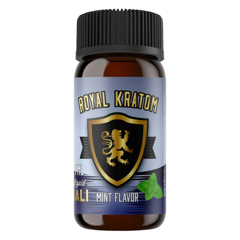 Royal Kratom Bali Mint Kratom Extract Tincture Shot 7mL