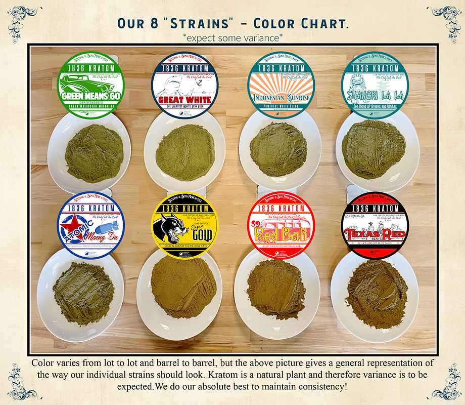 1836 Kratom Shangri La La Kratom Powder - for Mood