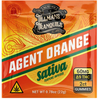 Single Pack of Tillmans 60mg THC Gummy 2 Pack