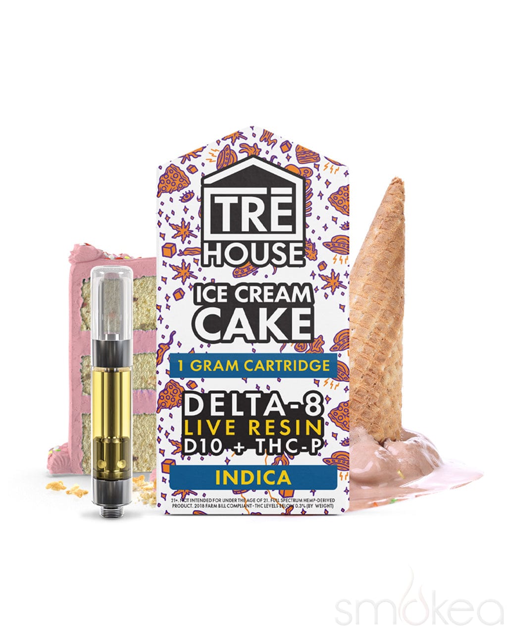 TRE House 1g Live Resin Delta 8 Blend Cartridge