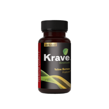 Krave Yellow Borneo Kratom Capsules