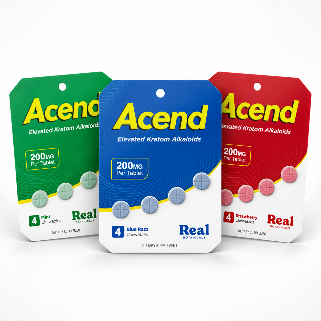 Acend Kratom Extract Tablets 200mg