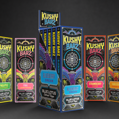 Kushy Barz Blue Lotus Extract Vape 1.5g