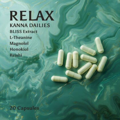 Kanna Extract RELAX Kanna Dailies Capsules, 20ct