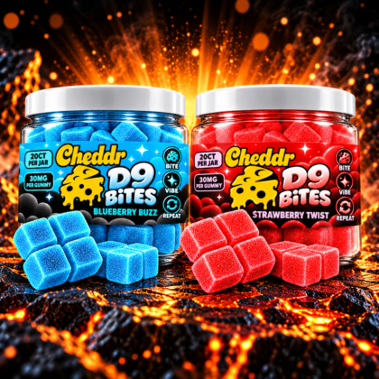 Cheddr D9 Bites THC Gummies - 30mg